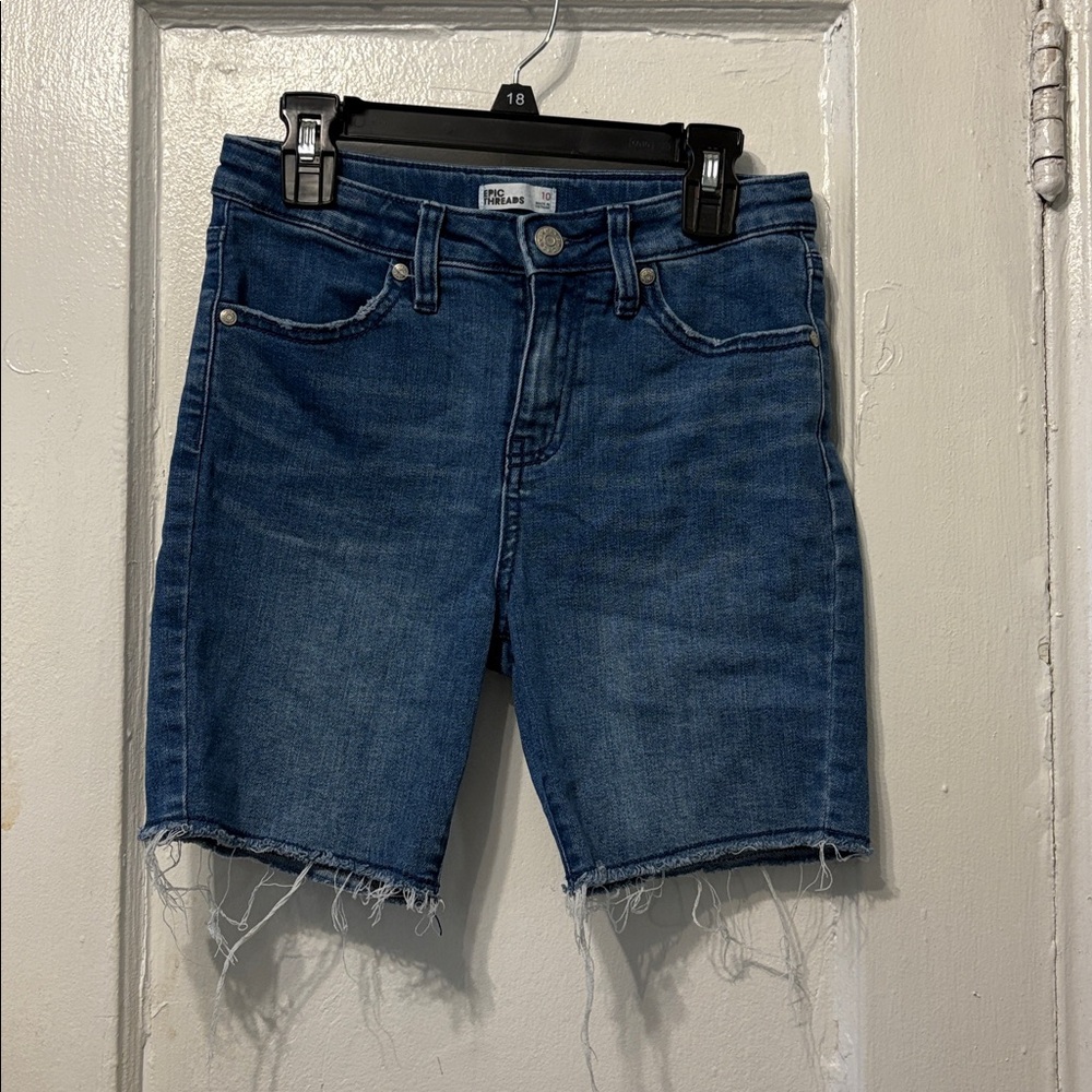 Epic Threads Blue Denim Shorts